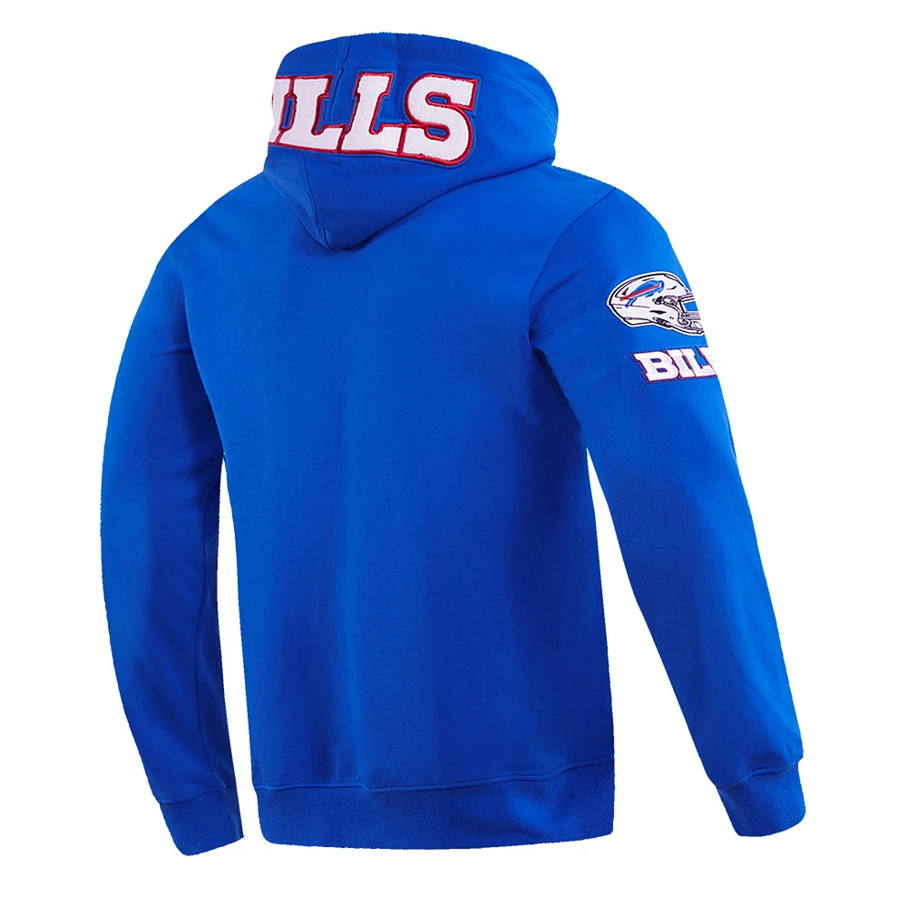 Men's Pro Standard Josh Allen Royal Buffalo Bills Player Name & Number Pullover Hoodie