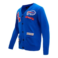 Cardigan boutonné Pro Standard Royal Buffalo Bills Prep pour hommes