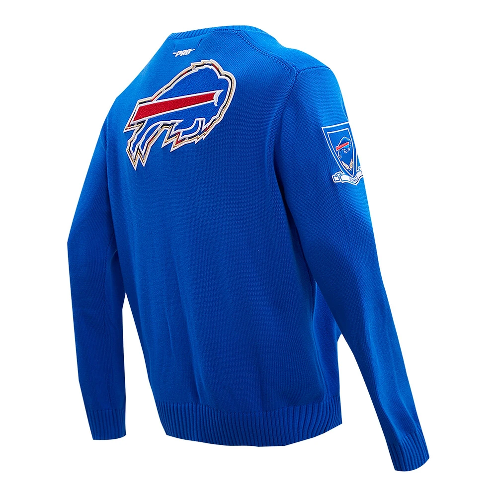 Cardigan boutonné Pro Standard Royal Buffalo Bills Prep pour hommes
