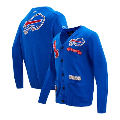 Cardigan boutonné Pro Standard Royal Buffalo Bills Prep pour hommes