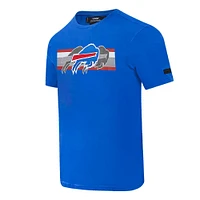 Men's Pro Standard Royal Buffalo Bills Retro Striper T-Shirt