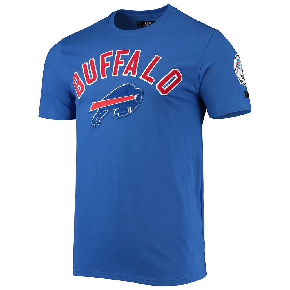 Men's Pro Standard Royal Buffalo Bills Team Classic Bristle Slim-Fit T-Shirt