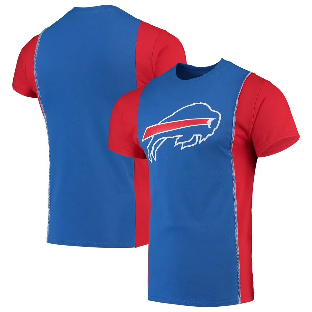 Lids Buffalo Bills Refried Apparel Sustainable Upcycled Split T-Shirt -  Royal/Red