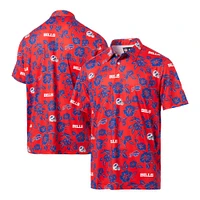 Men's Reyn Spooner Red Buffalo Bills Pua Performance Polo