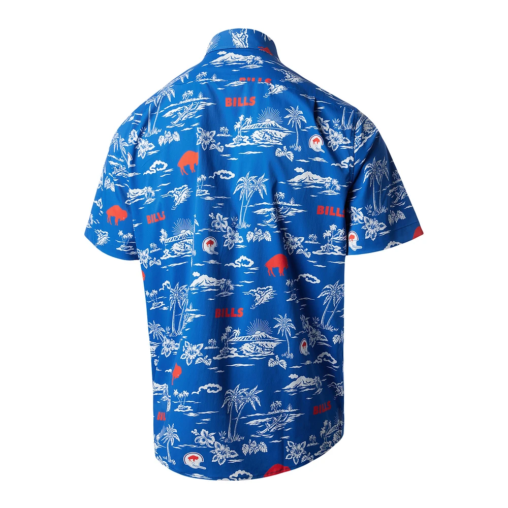 Chemise boutonnée à imprimé Kekai Reyn Spooner Royal Buffalo Bills pour homme