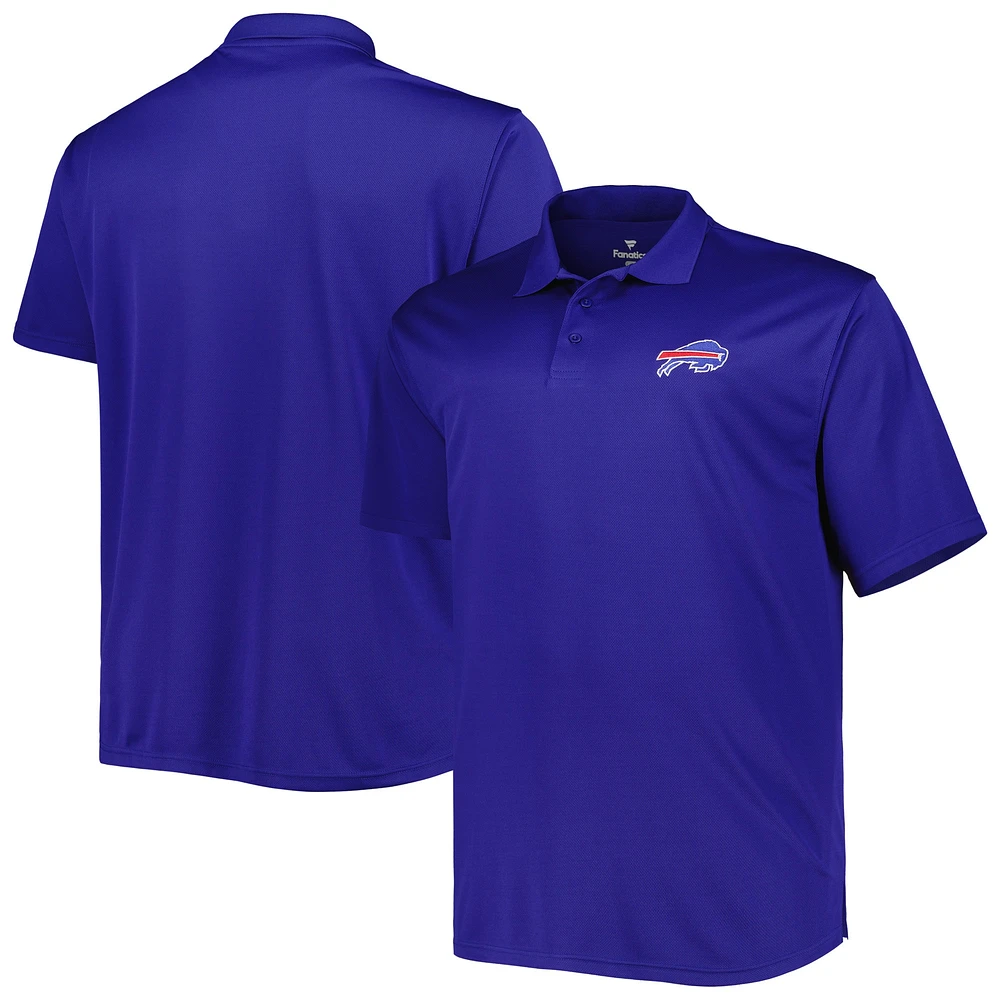 Men's Royal Buffalo Bills Big & Tall Birdseye Polo