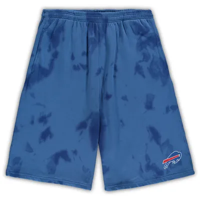 Buffalo Bills Big & Tall Tie-Dye Shorts - Royal