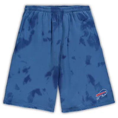 Men's Royal Buffalo Bills Big & Tall Tie-Dye Shorts