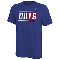 T-shirt pour homme avec logo Royal Buffalo Bills