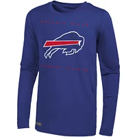 T-shirt à manches longues pour hommes des Royal Buffalo Bills Side Drill