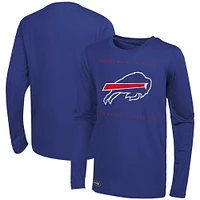 T-shirt à manches longues pour hommes des Royal Buffalo Bills Side Drill