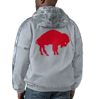 Veste à fermeture éclair intégrale Starter Grey Buffalo Bills Thursday Night Gridiron Throwback pour hommes