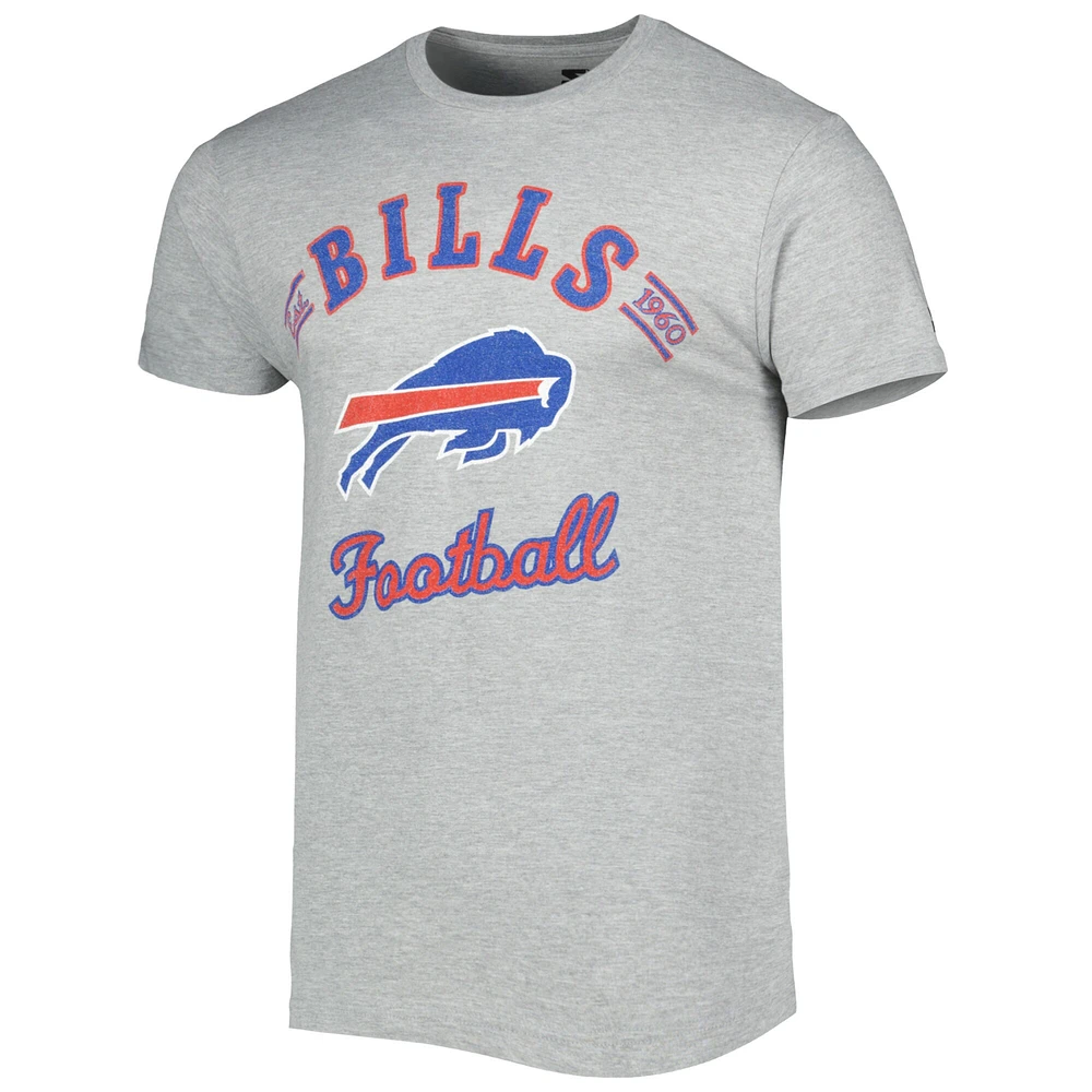 Men's Starter Heathered Gray Buffalo Bills Prime Time T-Shirt