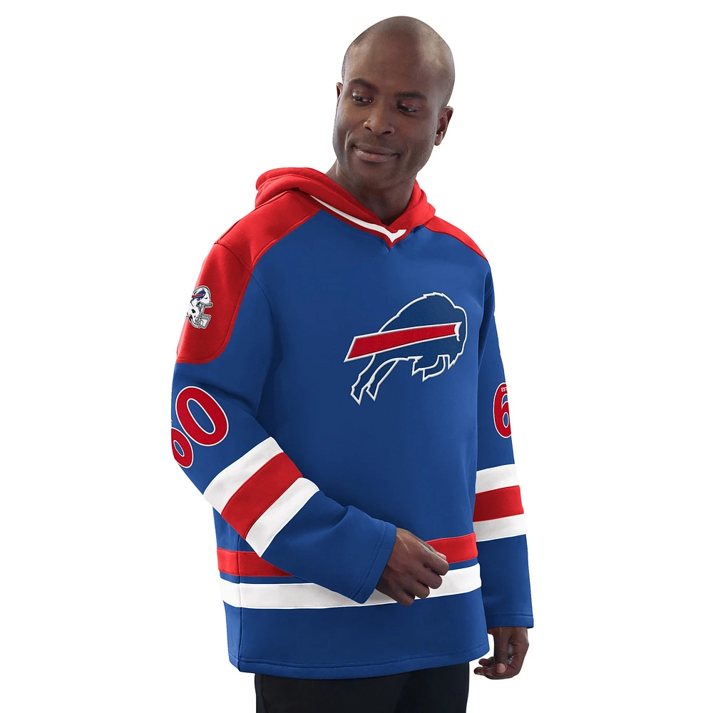 Men's Starter  Royal Buffalo Bills Fashion Jersey Hoodie