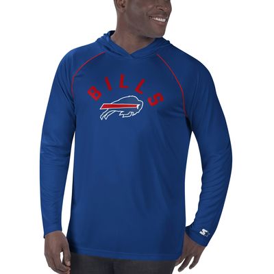 Men's Buffalo Bills Starter Royal/White Halftime Long Sleeve T-Shirt