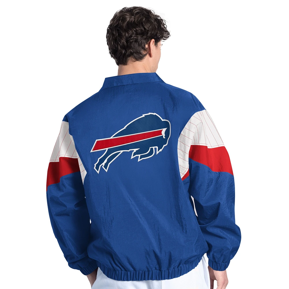 Men's Starter Royal Buffalo Bills Yard Line Full-Zip Jacket