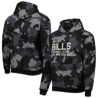 Buffalo Bills The Wild Collective Camo Pullover Hoodie - Black