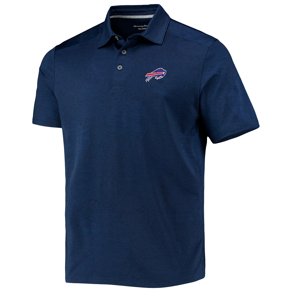 Men's Tommy Bahama Navy Buffalo Bills Palm Coast Delray Frond Allover IslandZone Polo