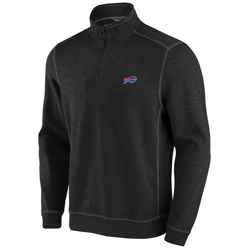 Sweat-shirt à demi-zip Tommy Bahama Royal Buffalo Bills Big & Tall Tobago Bay pour homme