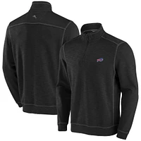 Men's Tommy Bahama Royal Buffalo Bills Big & Tall Tobago Bay Half-Zip Sweatshirt