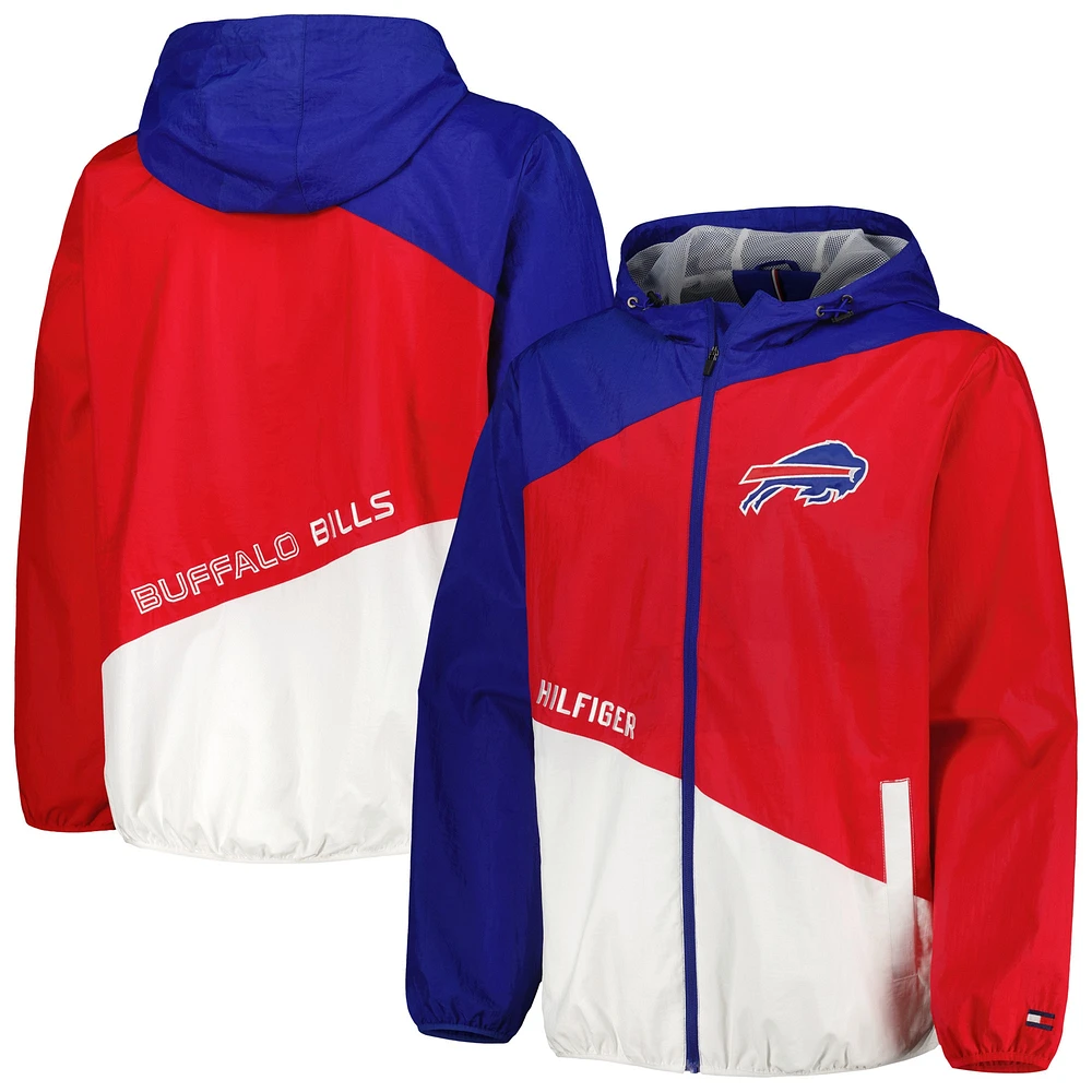 Veste zippée Tommy Hilfiger Buffalo Bills Bill pour homme, bleu royal/rouge