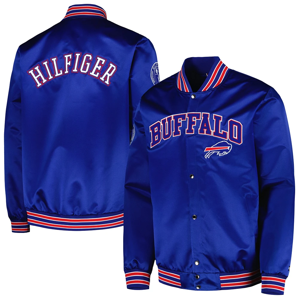 Veste Tommy Hilfiger Royal Buffalo Bills Elliot Varsity Full-Snap pour homme