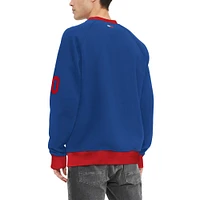 Sweat-shirt Tommy Hilfiger Royal/Rouge Buffalo Bills Reese Raglan Tri-Blend pour hommes