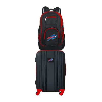 Buffalo Bills MOJO 2-Piece Backpack & Carry-On Luggage Set - Black