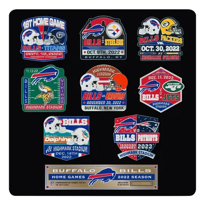 Buffalo Bills Mojo 9-Pack Collector Pin Set