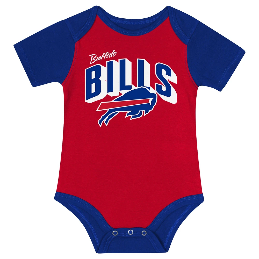 Newborn & Infant Buffalo Bills Dynamic Duo Bodysuit, Bib Hat Set