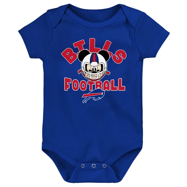 Newborn & Infant Josh Allen Royal/Red/Heathered Gray Buffalo Bills