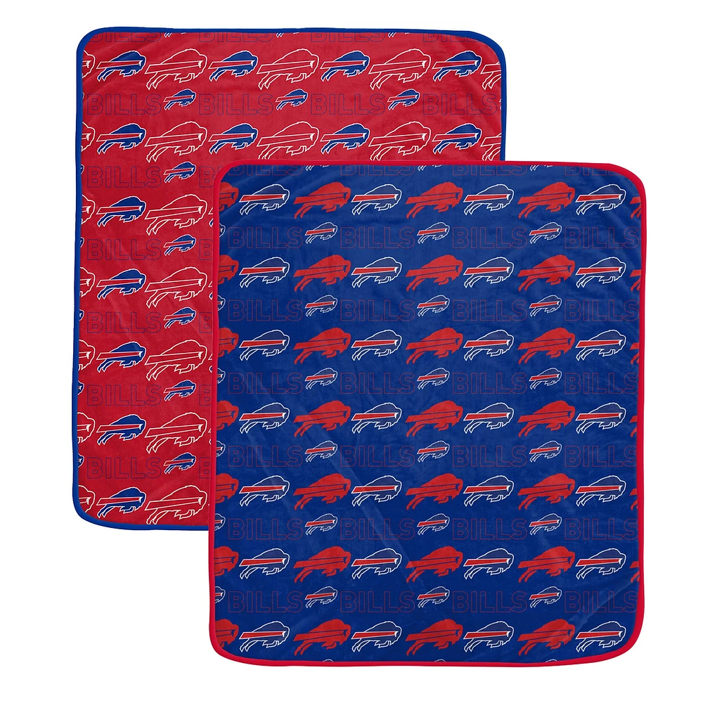 Pegasus Buffalo Bills 60” x 70” Home & Away Two-Piece Blanket Set