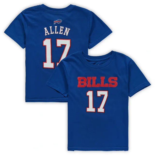 Josh Allen Buffalo Bills Outerstuff Youth Mainliner Name & Number T-Shirt - Royal Medium