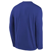 T-shirt à manches longues Nike Royal Buffalo Bills Legend Icon pour enfant d'âge préscolaire