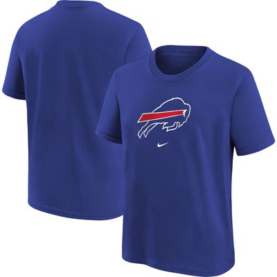 Preschool Nike Royal Buffalo Bills Logo Football - T-Shirt