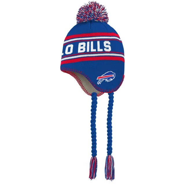 Lids Buffalo Bills Preschool Jacquard Cuffed Knit Hat with Pom