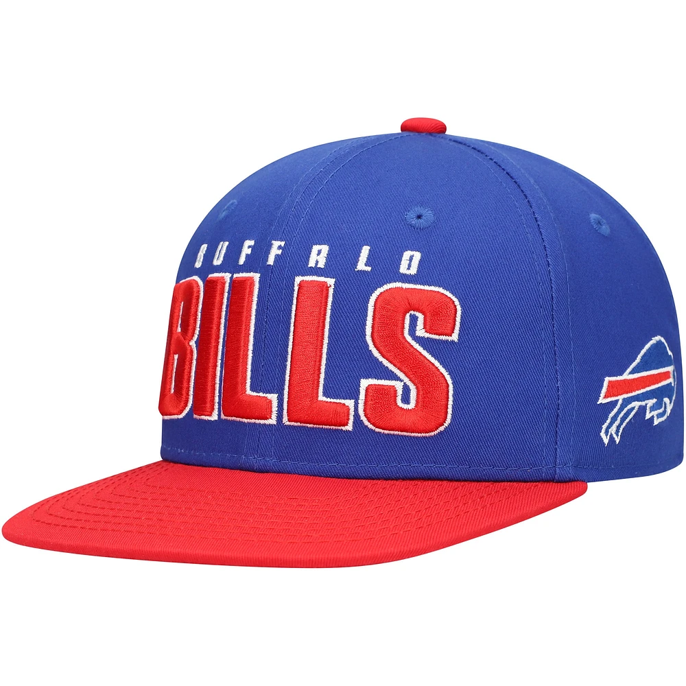 Casquette Snapback Royal/Red Buffalo Bills Lock Up pour enfants d'âge préscolaire