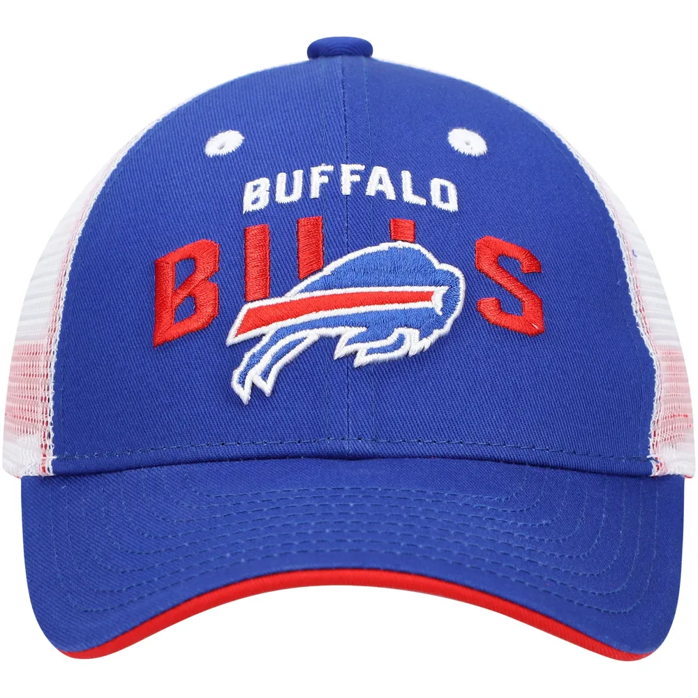 Chapeau préscolaire royal/blanc Buffalo Bills Core Lockup Mesh Back Snapback