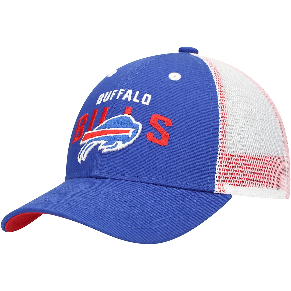 Casquette ajustable Royal Buffalo Bills Core Lockup Trucker pour enfants d'âge préscolaire