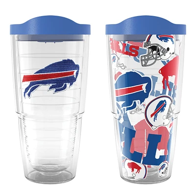 Tervis Buffalo Bills NFL Lot de 2 allover et emblème