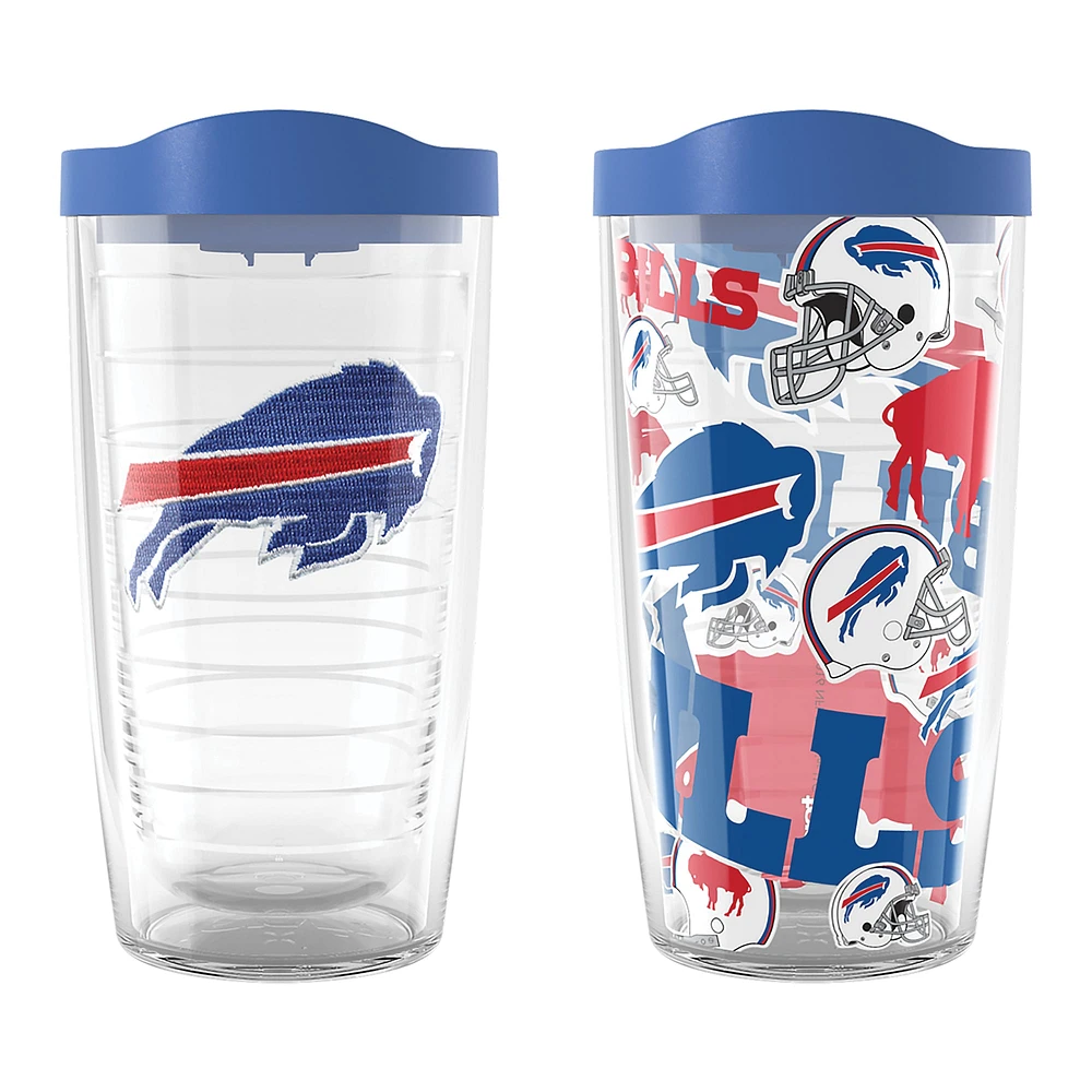 Tervis Buffalo Bills Two-Pack 16oz. Allover Classic Tumbler Set