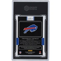 Thurman Thomas Buffalo Bills dédicacé 2020 Panini impeccable relique bicolore #ERPA-TT #1/5 SGC authentifié 9/10 carte