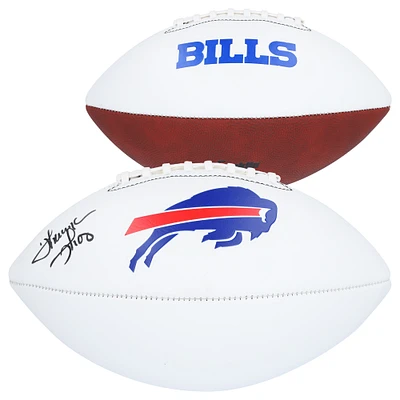 Thurman Thomas Buffalo Bills Autographed Franklin White Panel Football