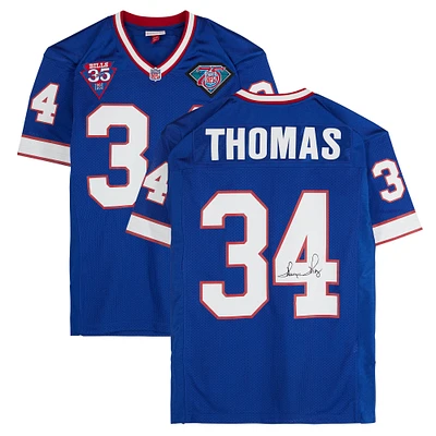 Thurman Thomas Buffalo Bills Autographed Royal Mitchell & Ness Authentic Jersey