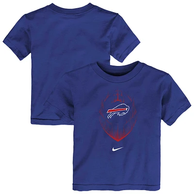 T-shirt de performance Nike Royal Buffalo Bills Legend Icon pour tout-petit