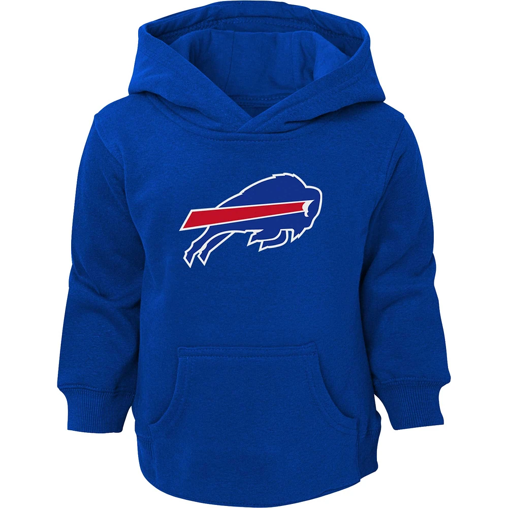 Toddler Royal Buffalo Bills Logo Pullover Hoodie