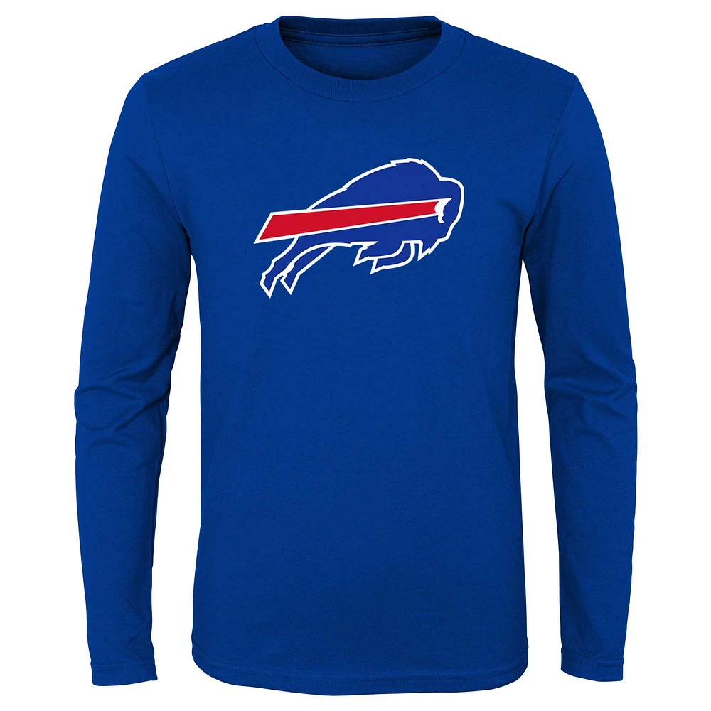 Toddler Royal Buffalo Bills Primary Logo Long Sleeve T-Shirt