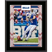 Tyler Bass Buffalo Bills Framed 10.5" x 13" Sublimated Player Plaque