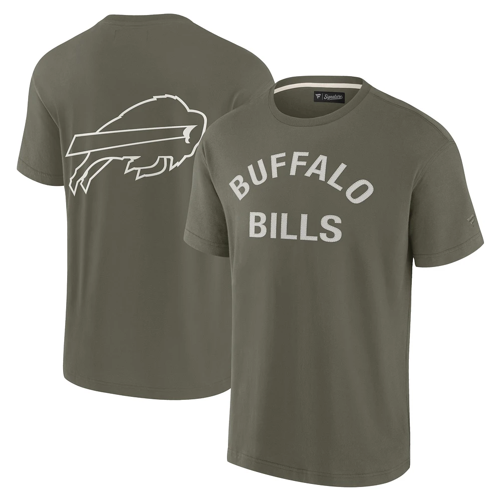 T-shirt unisexe Fanatics Olive Buffalo Bills Elements super doux à manches courtes