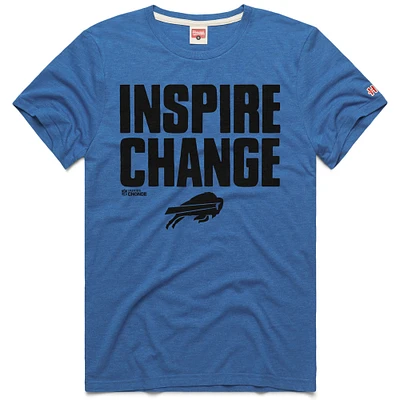 T-shirt unisexe Hommage Royal Buffalo Bills 2024 Inspire Change Tri-Blend